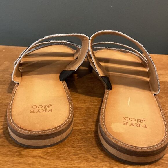 Frye & Co. Leather Evie 3 Band Slide Size 9 Never worn! - Picture 10 of 15